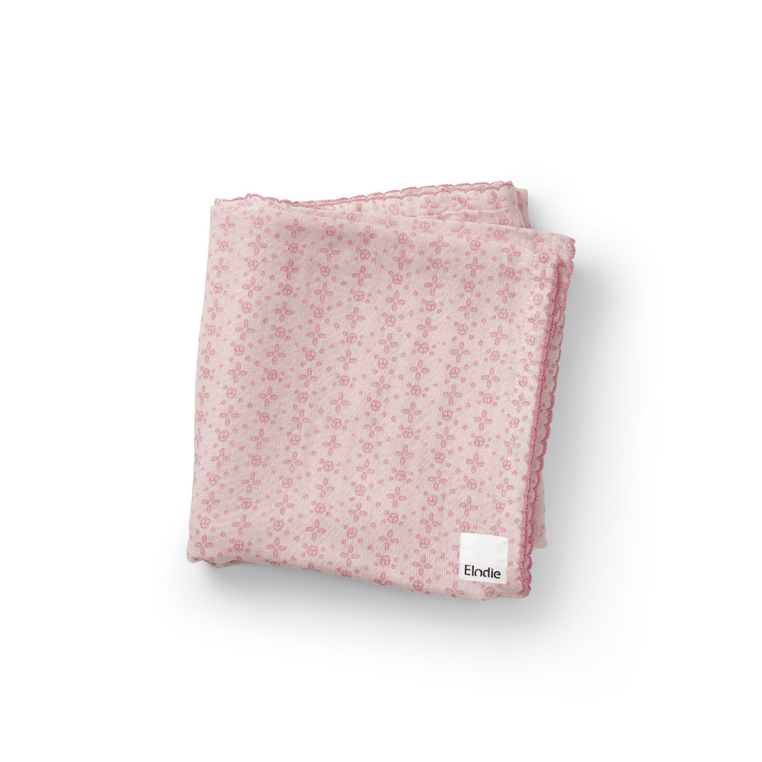 バンブーモスリンブランケット- Embroidery Anglaise Pink