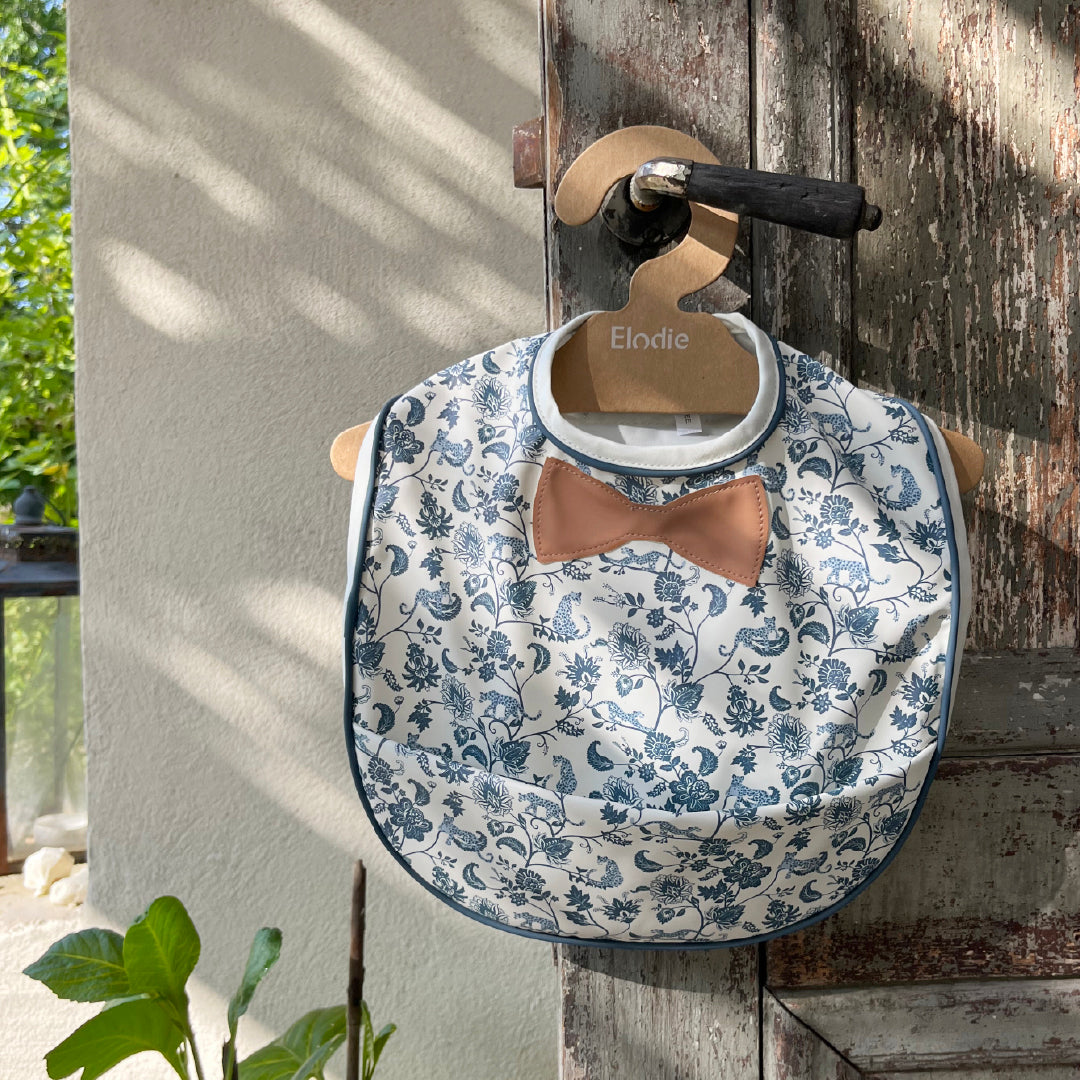 エプロン&ニットブランケットセット Garden Leo Blue Set