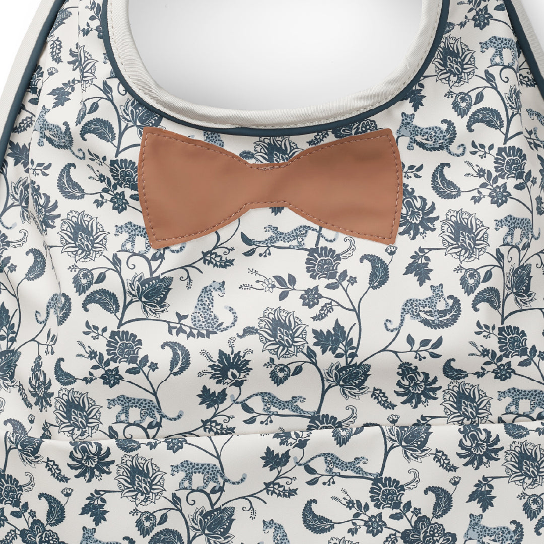 エプロン&ニットブランケットセット Garden Leo Blue Set