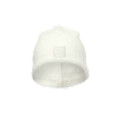 ファーリー ニット ビーニー -Vanilla White  6-12ヶ月