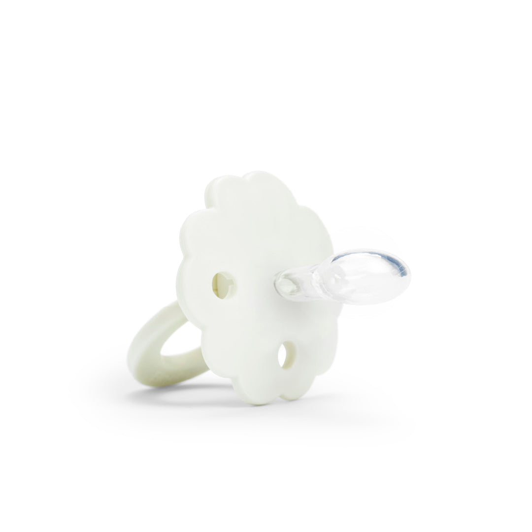 おしゃぶり Binky Bloom -  Vanilla White (3ヶ月～)