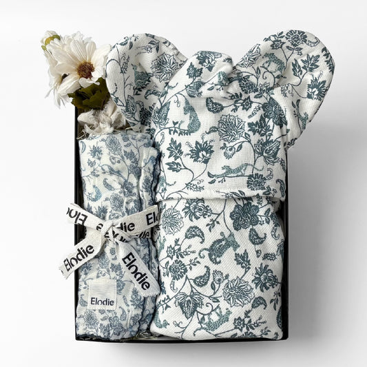 フードタオル＆ブランケットセット Garden Leo Toile Set