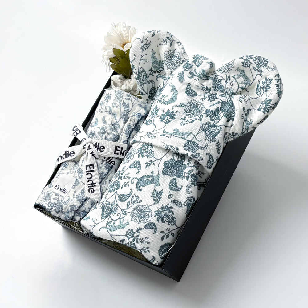 フードタオル＆ブランケットセット Garden Leo Toile Set
