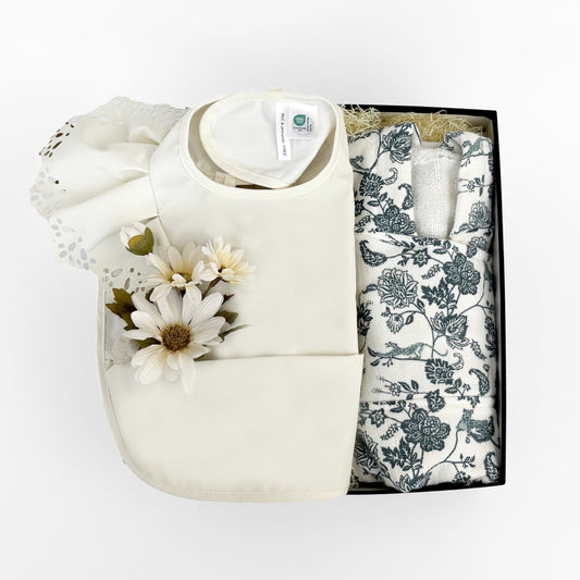 エプロン&タオルポンチョ - Vanilla White Set