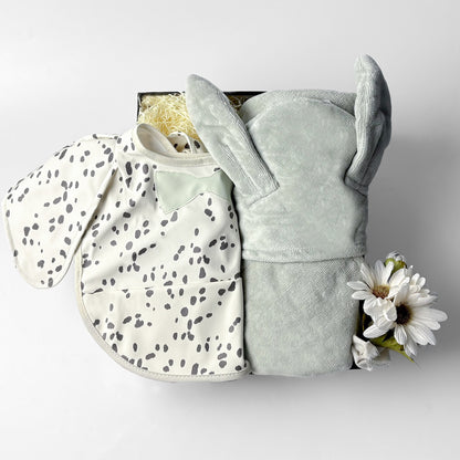 エプロン＆タオルセット - Dalmatian Green set