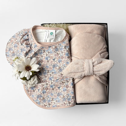 エプロン＆タオルセット - Blue Garden Pink Set