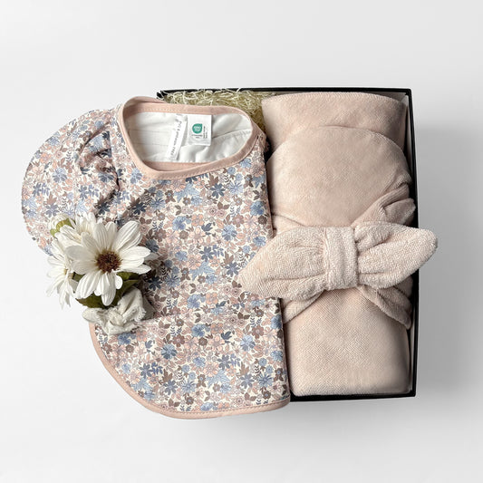エプロン＆タオルセット - Blue Garden Pink Set