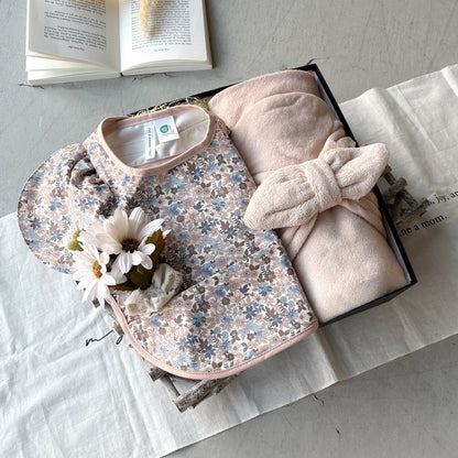 エプロン＆タオルセット - Blue Garden Pink Set