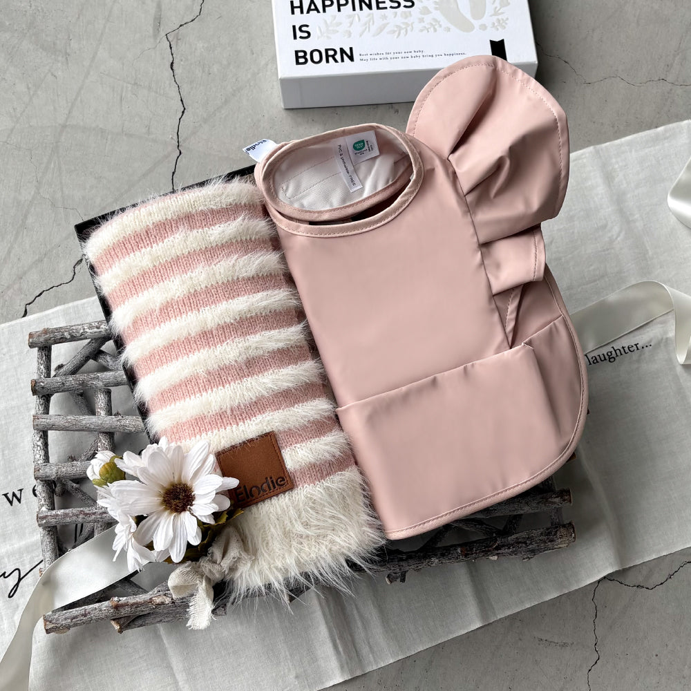 エロディ公式】エプロン＆ ブランケットセット Powder Pink Set