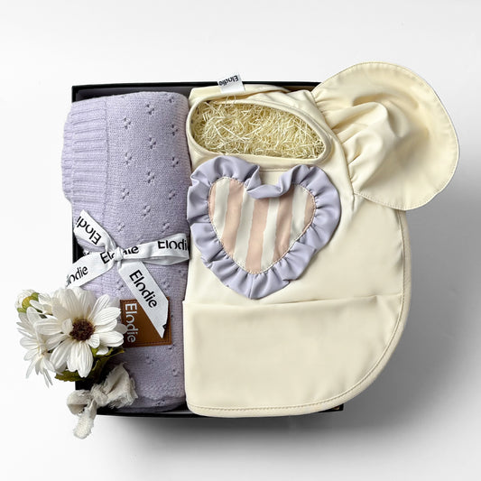 エプロン＆ポインテルブランケットセット Oat  Lavender Set