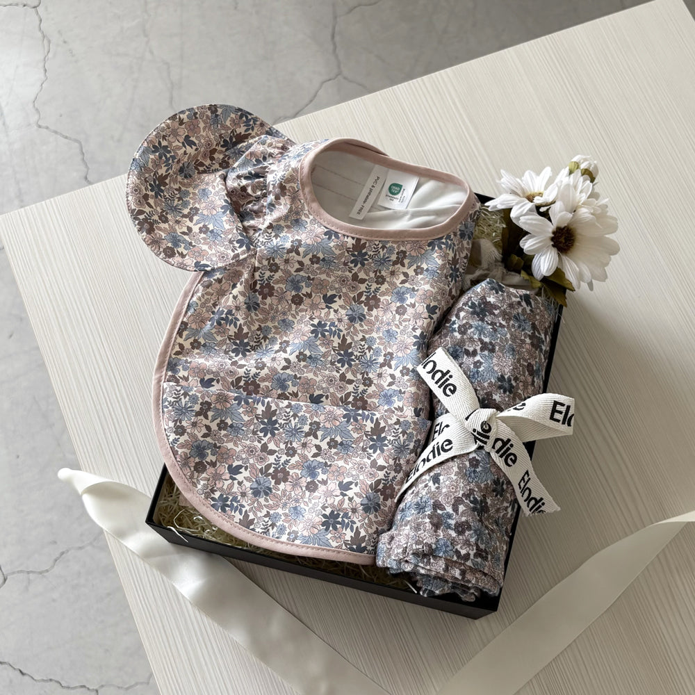 エプロン＆ ブランケットセット Blue Garden  Set
