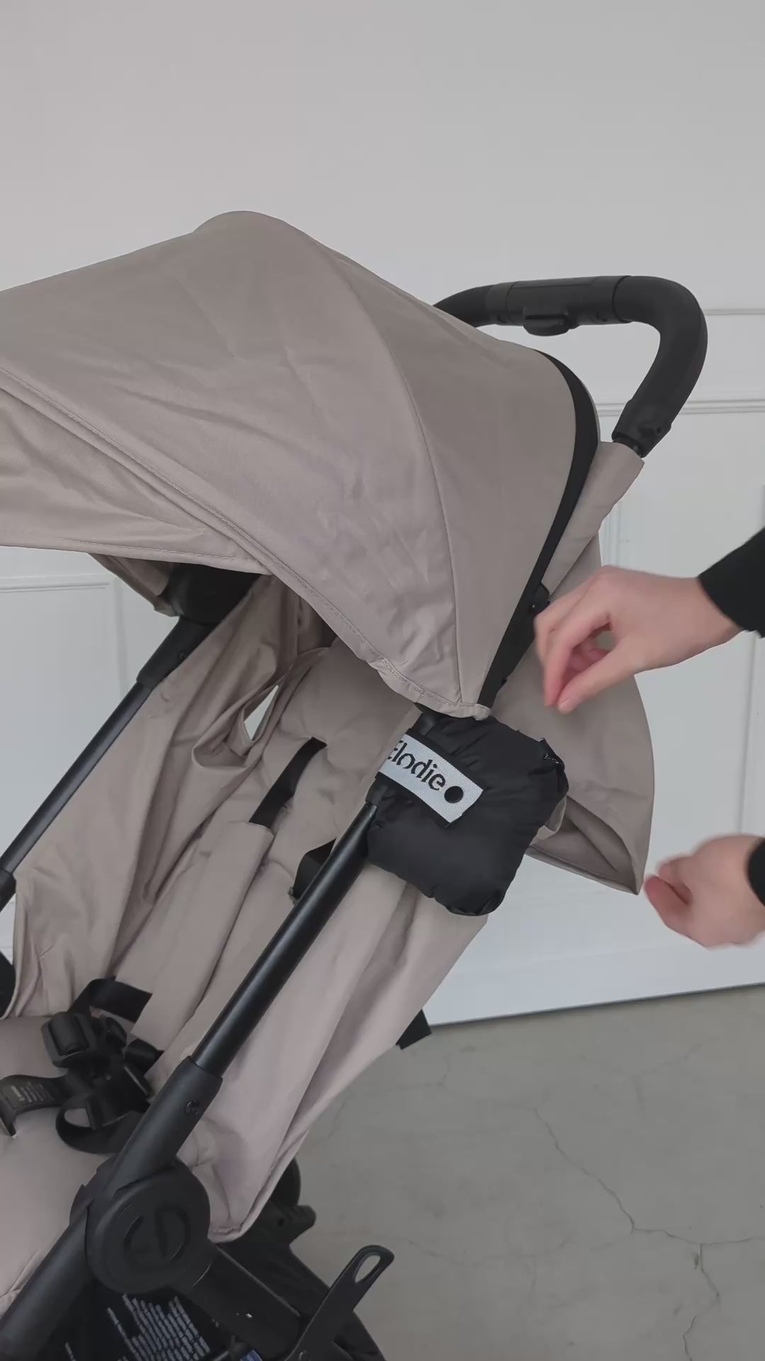 ベビーカー用虫よけカバー モスキートネット - Black | Elodie